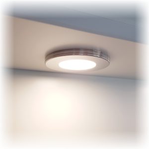 Mounted light with magnetic clip