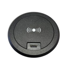 Wireless charger with USB A + C socket